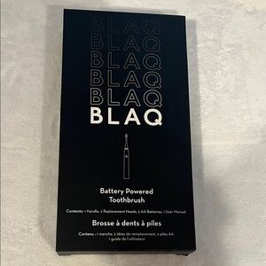 BLAQ Black Battery Powered Toothbrush B35